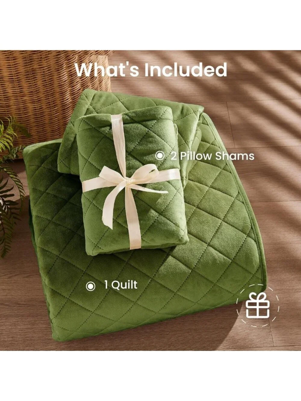 Luxury Velvet King Quilt Set - 3-Piece Reversible Bedding, Lightweight Bedspread